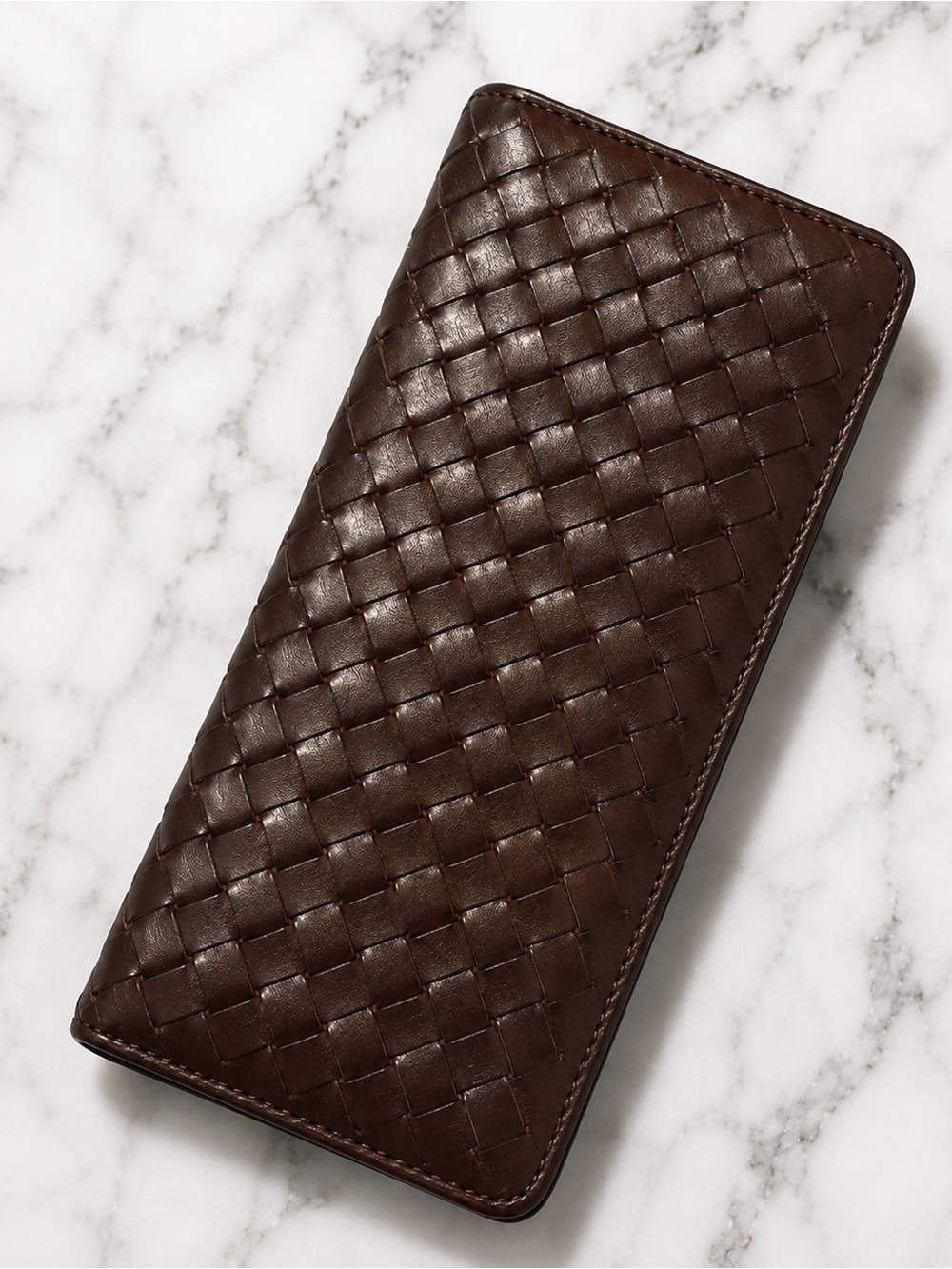 Bottega Veneta Brown Intrecciato Leather Continental Wallet ✨Authenticated✨ - Picture 4 of 9